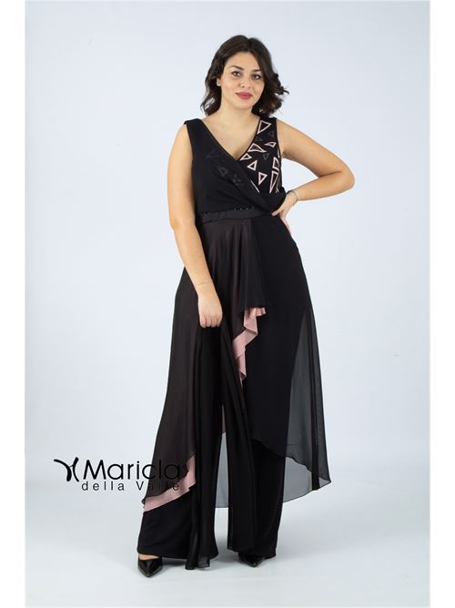 con triangoli laser PAOLA FORTI | PF104/22NERO/ROSA